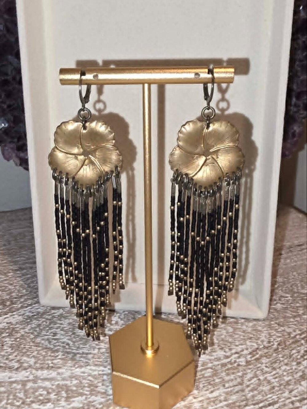 Hand Beaded Earrings
